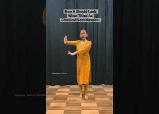 Let S Learn Nataraj Pose Properly Shortsindia Shortsvideo Indiandance Bharatanatyam Classical