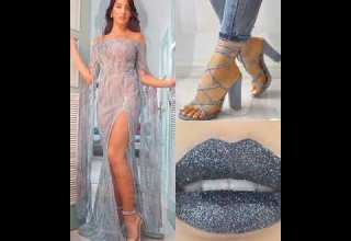Nora Fatehi VS High Heels With Lips Collection Shorts