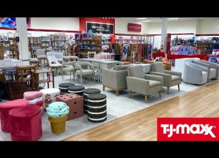 TJ MAXX SHOP WITH ME FURNITURE ARMCHAIRS TABLES SPRING DECOR FURNITURE SHOPPING STORE WALK THROUGH