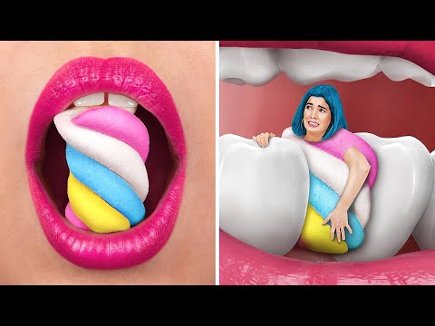 يحصل إيه لو كل قطع الكاندي اختفت مقالب ظريفة تنفع للأكل