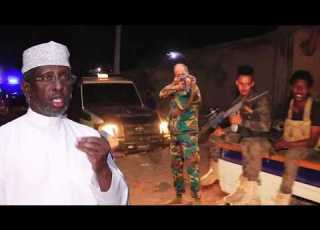  DEG DEG Sheekh Shariif Oo Hada Hadlay Weerarkii Lagu Soo Qaaday Rasaasta Oo Weli Ka Socota Muqdisho
