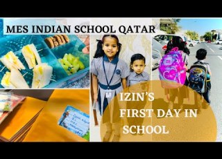  IZIN S First Day To School Mes Indian School Qatar Kids Tifinbox Ideas