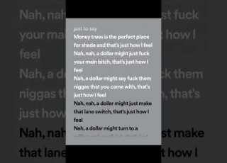 Kendrick Lamar Money Trees Lyrics Spotify Version Ft Jay Rock