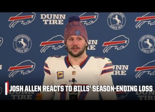  Josh Allen Reacts To Bills Season Ending Loss Feel Like I Let My Teammates Down NFL On ESPN