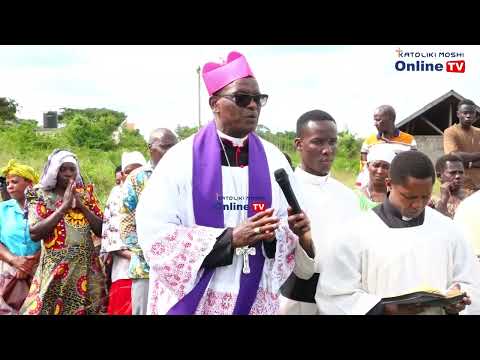 Bishop Ludovic J Minde Blesses And Breaks Ground On Priests House Construction Site In KIMWASHINI