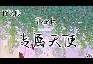 伴奏版 专属天使 吕建忠Tank 歌词拼音 没有谁能把妳抢离我身旁 妳是我的专属天使 唯我能独占
