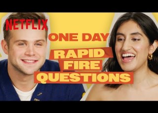  Ambika Mod And Leo Woodall Answer Rapid Ish Fire Questions One Day Netflix