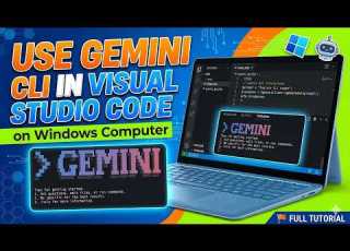تثبيت واستخدام واجهة سطر الأوامر Gemini في Visual Studio Code على نظام التشغيل Windows شرح كامل