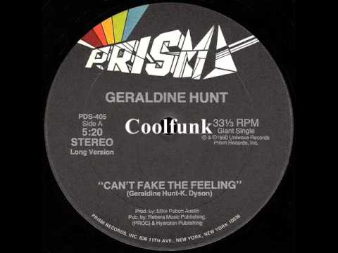 Geraldine Hunt Can T Fake The Feeling 12 Disco Funk 1980