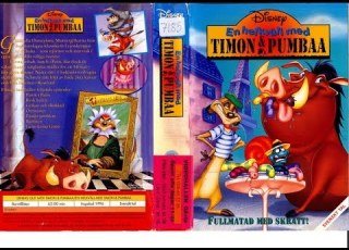  Dining Out With Timon And Pumbaa Swedish VHS Opening Disney 1996