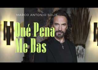 Marco Antonio Solís Qué Pena Me Das Lyric Video