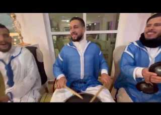 Dakka Marrakeshia Taza الاستقبال ملكي مع نجوم الشعبي تازة Nojomchaabi