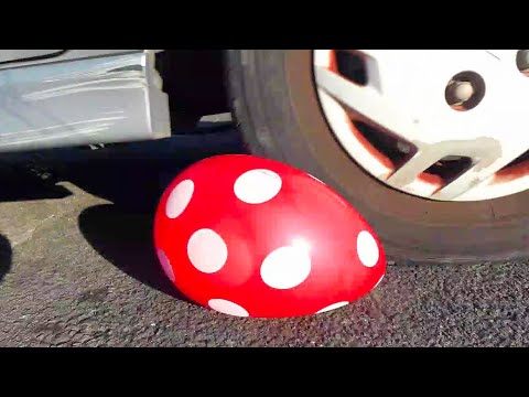 Aplastando Cosas Crujientes Y Suaves Globos Orbeez VS Rueda De Carro Aplastando Cosas Crujientes Y Suaves Globos Orbeez VS Rueda De Carro
