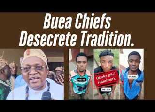 Buea Chiefs Decorate War Criminal Okala Bilai