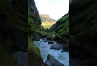 Mountain River Dive Cinematic FPV Drone IG Chrissbergan