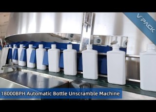 18000BPH Automatic Bottle Unscramble Machine Unscramble Bottle Manufacturing