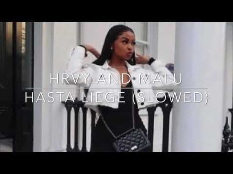 HRVY MALU Hasta Luego Slowed
