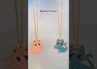 Who Will You Wear This BFF Necklace With Tag Your BFF Bff Besties Friendship Necklace Gifts