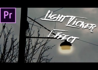 ازاي تنفذ تأثير تقطيع النور فالشارع Light Flicker Effect