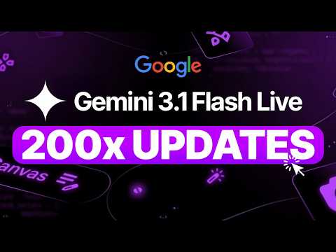 NEW Google Gemini 3 1 Flash Live Is INSANE