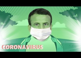 Naza X Macron Coronavirus Parodie Souris Verte LionNoir