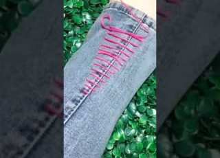  تديق البنطلون بطريقه سهله
