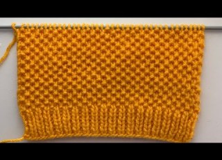 Very Pretty Knitting Stitch Pattern Aasan Bunai