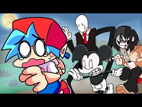 BOYFRIEND Vs CREEPYPASTA Cartoon Animation