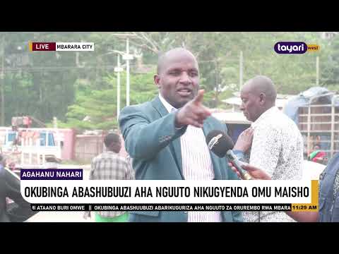 AGAHANUNAHARI OKUBINGA ABASHUBUUZI AHA NGUUTO NIKUGYENDA OMU MAISHO MBARARA