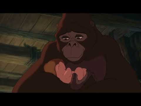 Tarzan 1999 Kala Meets Baby Tarzan Sabor Attacks