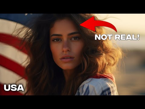 Asking AI To Create The Most Beautiful Woman Of Every Country