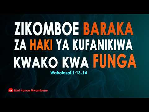 SIKU YA 1 JIONI Zikomboe Baraka Za Haki Ya Kufanikiwa Kwako Kwa Funga Mwl Hance Mwambene SIKU YA 1 JIONI Zikomboe Baraka Za Haki Ya Kufanikiwa Kwako Kwa Funga Mwl Hance Mwambene