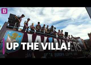 Aston Villa Victory PARTY In Birmingham After Europa League GLORY