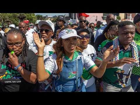 The ANC Member Was BOOED OUT Of The STAGE At The March And March Protest In Durban