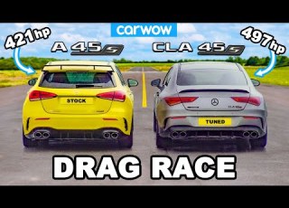 AMG A45 V Tuned CLA 45 DRAG RACE Shock Result