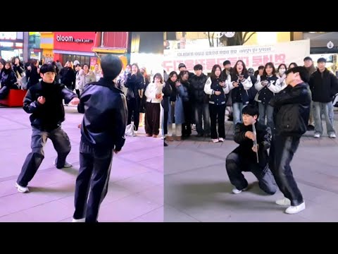 STREET ARTIST ONE OF WITH AUDIENCE INTERACTIVE SINCHON BUSKING 250117