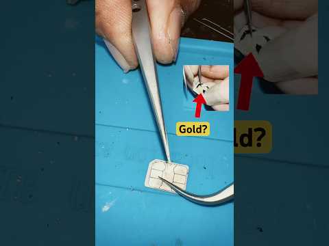 Sim Card Me Gold Whats Inside A Sim Card Technology Mobilerepair Shortsfeed Viralshort