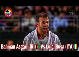  Bahman Asgari IRI Luigi Busa ITA World Championships 2018 Final Male Kumite 75
