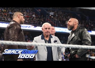 Batista Takes A Dig At Triple H During Evolution S Reunion SmackDown 1000 Oct 16 2018