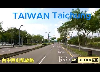 台中街景 西屯凱旋路 黎明路 中清路機車導覽 4K ASMR