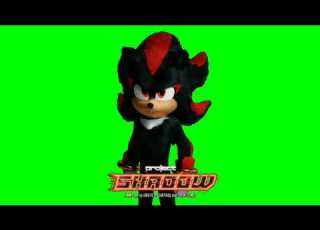 Shadow Sonic Movie Green Screen