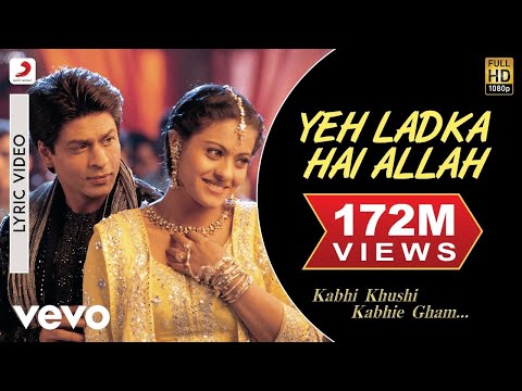 Yeh Ladka Hai Allah Lyric Video K3G Shah Rukh Khan Kajol Udit Narayan Alka Yagnik Yeh Ladka Hai Allah Lyric Video K3G Shah Rukh Khan Kajol Udit Narayan Alka Yagnik