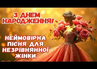 З ДНЕМ НАРОДЖЕННЯ Пісня Для Незрівнянної Жінки