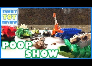 DinoTrux Toys Playtime Episode Mix 30 Minute DinoTrux Movie 다이노트럭 Garby Poops Dinosaur Toys