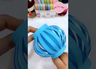 فانوس رمضان بالورق     زينة رمضان فانوس رمضان