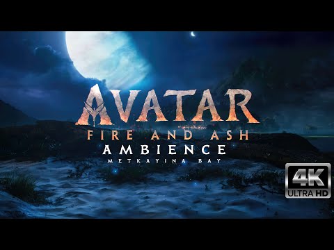 Avatar 3 Fire And Ash Metkayina Bay Ambience 4K With Calm Soundtrack Whale Noises Sleep Or Study