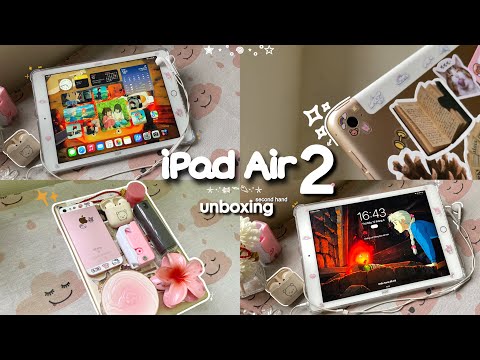 IPad Air 2 Aesthetic Unboxing 2hand In 2025 Set Up Accessories
