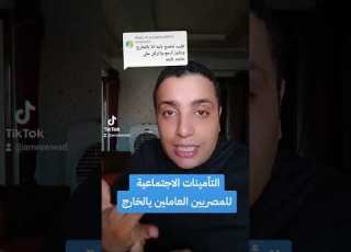  التأمينات الاجتماعية على المصريين العاملين بالخارج