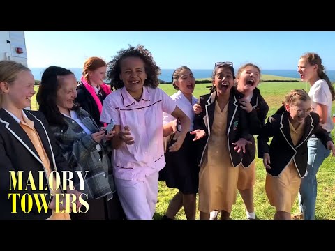 Positive Musical Vibes On Set With The Cast Malory Towers