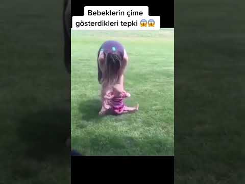 Bebeklerin çime Gösterdiği Tepkiler